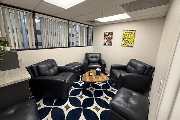 Private session room for clinical meetings at Reno Treatment & Recovery in Reno, Nevada