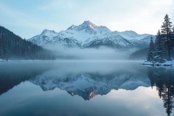 Wide-angle landscape of Mt. Rose reflected in Lake Tahoe, symbolizing the mental clarity and peace of mind provided by strict client confidentiality.