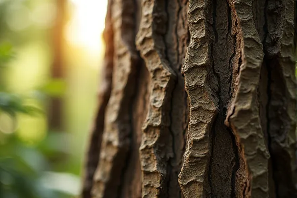 Macro photography of Jeffrey Pine bark representing the protective armor of a structured recovery plan.